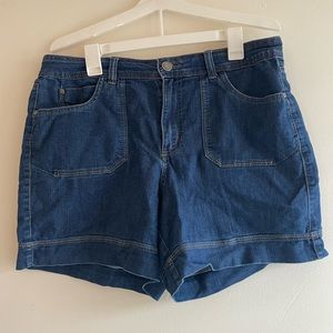 Hannah Denim Jean Shorts, Size 14, EUC
